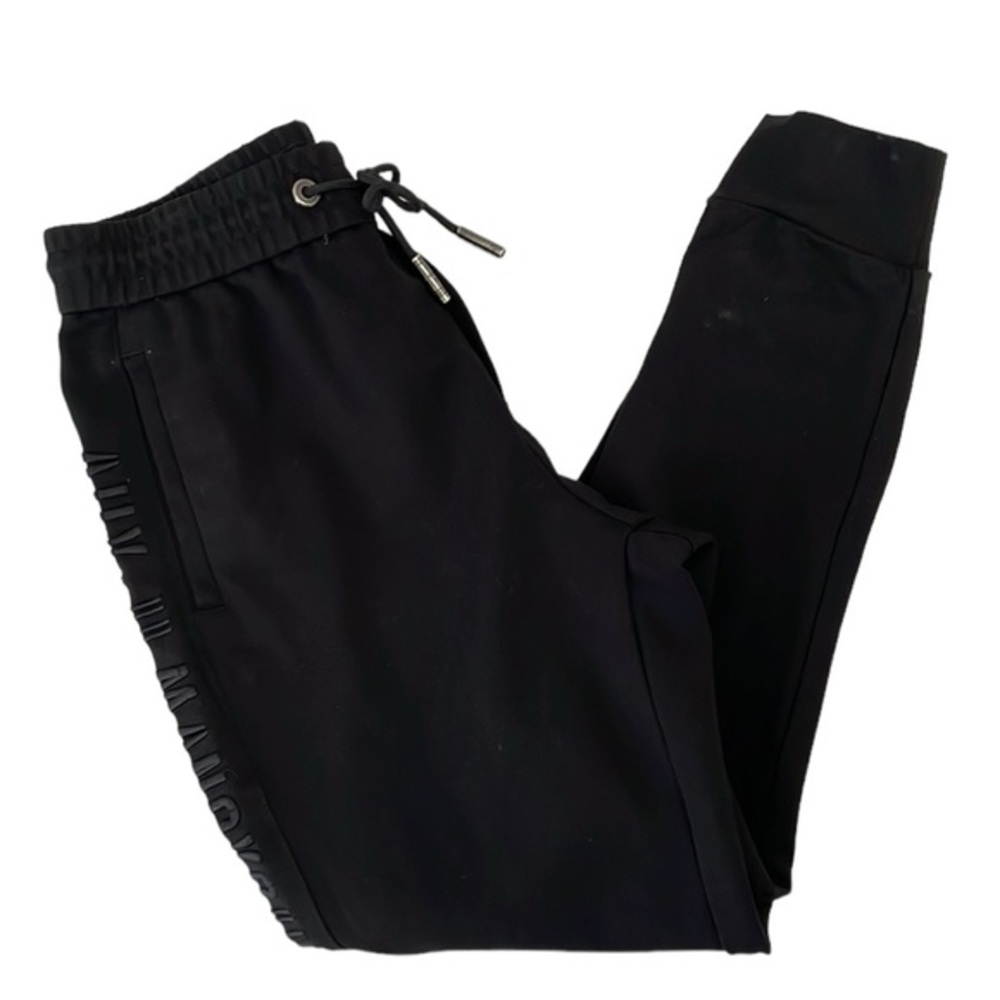 AUX-II MANGXQIN‎ men’s black sweatpants joggers track pants. 29” waist. EUC